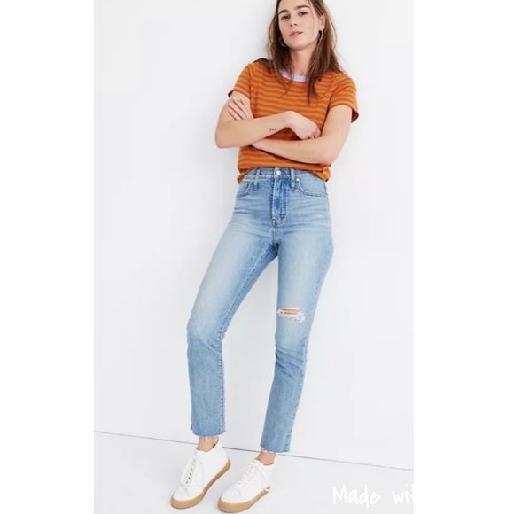 Madewell The vintage crop high waist jeans NWT - Picture 2 of 14
